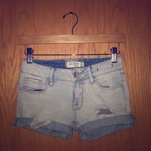 Distressed Bullhead Pacsun Light Wash Shorts